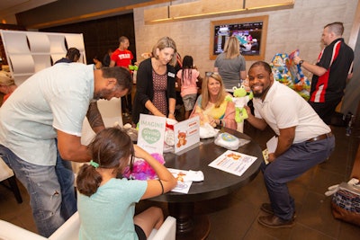 New this year, the annual Destinations International conference in Anaheim included family-friendly community-service opportunities, including one that benefited local nonprofit Families Forward.