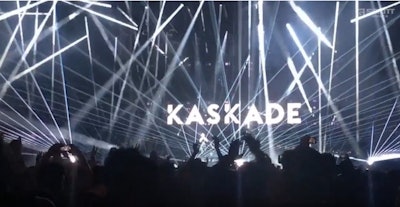 Kaskade New Years Eve Concert Stage at Bill Graham Auditorium