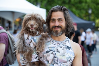 The Instagram-famous Rosenberg the Dog attended the event with his owner, Topher Brophy. Other dog celebrities who were onsite to take photos with guests included Doug the Pug and Winston the Corgi.