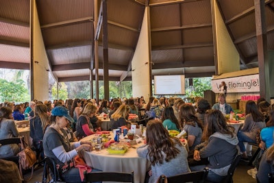 Treetops Terrace offers a large, fully covered, venue and is adjacent to the Conservation Carousel.