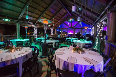 The Stilt House offers an elegant space for an evening affair.