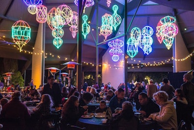 Dine under your own set of holiday lights during our L.A. Zoo Lights celebration!