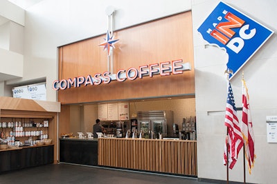 Retail partners like Compass Coffee, a “Made in D.C. business” located inside the Walter E. Washington Convention Center, provide a truly local experience for visitors.