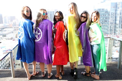 At last year’s Comic-Con International, held in San Diego in July 2017, BuzzFeed & the CW joined forces to host a superhero-theme party. Guests donned colorful capes branded with the CW logo, and a photo booth had superhero-theme props.