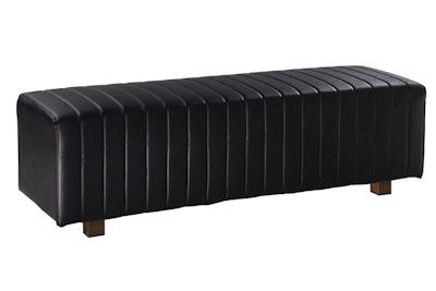 Beverly ottoman, $115, available nationwide from Cort