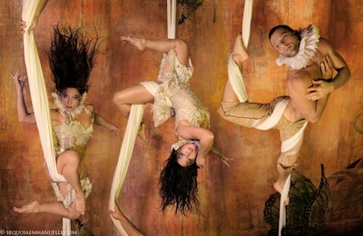 Lucent Edison, 3 Performers of the Alicia Max Aerial Sequence