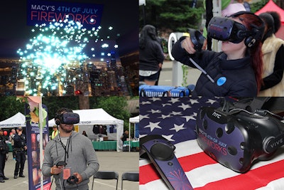 Macy's and VirtualRealityRental.co bring annual fireworks show to life with VR.