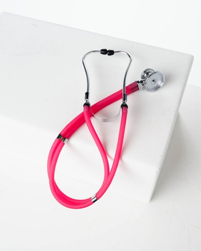 Pink stethoscope, $65, available in New York from Acme Studio