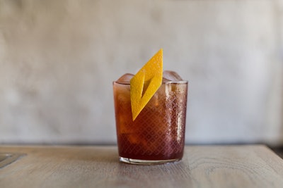 The High Low cocktail is made with Seedlip Garden, Campari, rhubarb tonic, soda, and grapefruit peel. The cocktail will be served at Seedlip's No & Low cocktail pop-ups, which will appear at bars in 15 cities around the world.