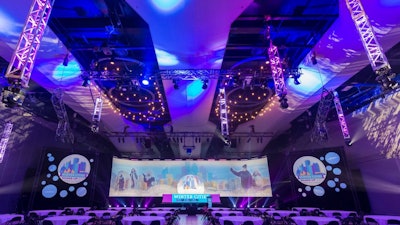 Lighting, audio visual, staging and rigging done right for the Winter Cities event