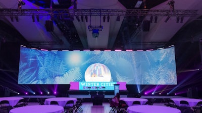 Winter Cities Shake it Up 2017 main stage design