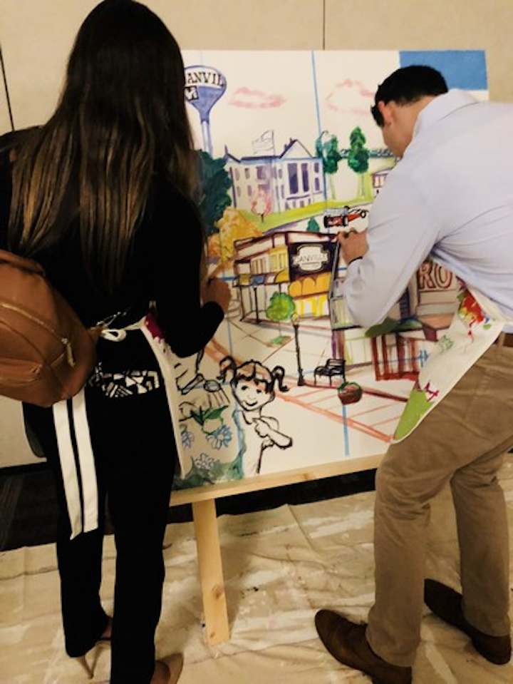 Painting for a Purpose Program BizBash