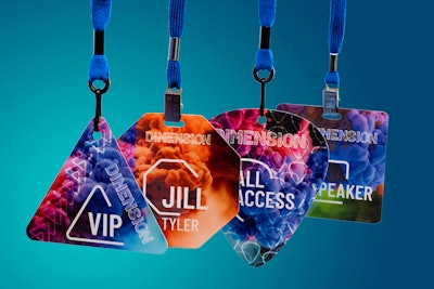 pc/nametag Inc. introduces eight new stock shapes for its Premier Event Badge, offering even more customizable options for customers.