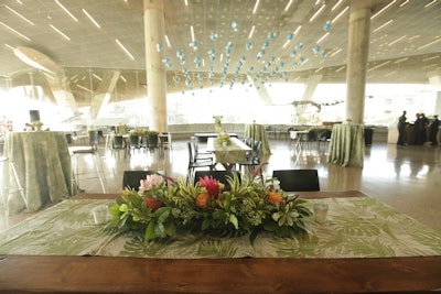 Lobby with Tropical Arrangement