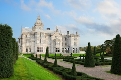 In addition to outdoor activities like archery, falconry, fishing, horseback riding, and biking, the Adare Manor in County Limerick, Ireland, which reopened in November 2017 after a two-year transformation, lets groups experience the traditional Irish sport of shooting with the property's professionally trained Irish Labradors. The dogs assist guests with hunting a variety of game on the property’s estate. Plus, guests will learn about the pups’ obedience, agility, marking, water work, and their ability to work as part of a team.