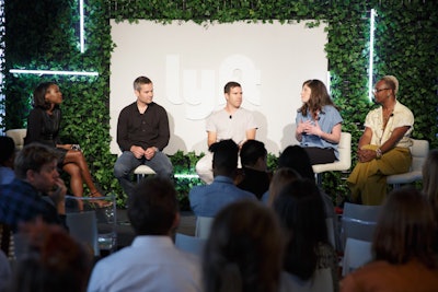 The panel was moderated by InStyle editor Kahlana Barfield Brown and featured Taggart Matthiesen, head of product for Lyft’s autonomous initiatives; Snarkitecture partner Ben Porto; Jody Kelman, product lead for Lyft’s self-driving platform; and Bronx-based fashion influencer and “lifestyle futurist” Jerome LaMaar.