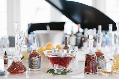 Bourbon Bar to satisfy all – enjoy a bourbon punch, classic cocktail or neat.
