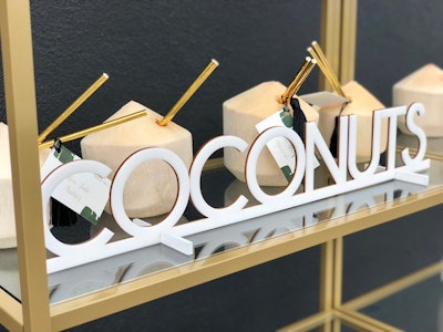 Coconut Tropical Drink Station