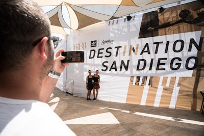 The inaugural Destination San Diego took place at Horton Plaza Park on August 11. The entire event was designed to engage with consumers in a new way.