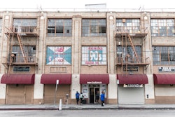 The pop-up took over 939 Studio, a raw event space in downtown Los Angeles. Subtle signage was visible from the street.
