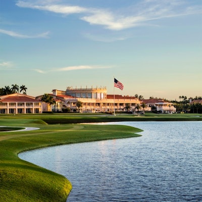 Exterior resort view from the golf course