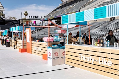 Stadium vendors offered food and drinks inspired by the show. The different areas had names such as 'Tasty-Like,' and 'Thirsty-Like,' as a reference to season three's episode titles.
