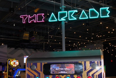 A main draw for the public is the arcade area, which has 27 different games. While many of them resemble typical arcade games, most are infused with updated technology that allows the content to be switched out as needed. Many of the games also require some level of physical exertion, such as the Twister-inspired Button Wall, which gets the heart rate going and encourages interaction.