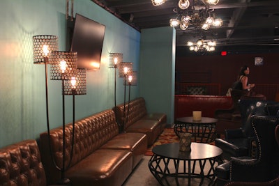 In addition to a 100-person event room, a second-story lounge area can be rented for events, and has couches, TVs, and old-fashioned board games. When it's not being rented, visitors are encouraged to grab a drink and sit there as long as they’d like. “We wanted to create this environment where people could just come and play,” said Two Bit Circus president Kim Schaefer.