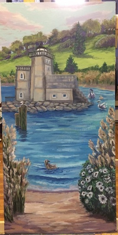 Lighthouse Mural for Veterans