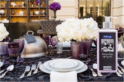Purple Dinner Table