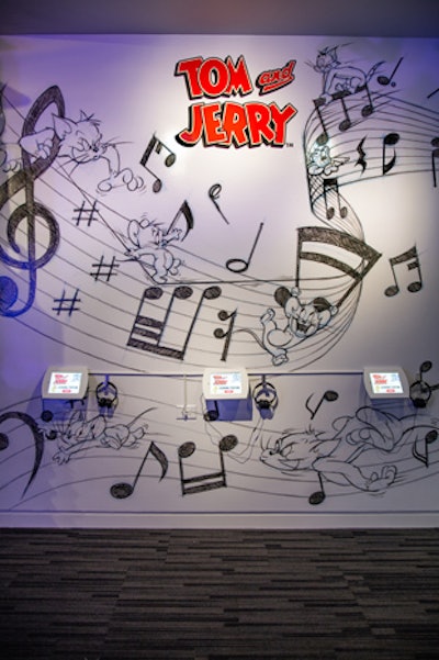 The pop-up brings a modern and interactive element to the classical compositions featured in Tom and Jerry, giving attendees the chance to score their own cartoon.