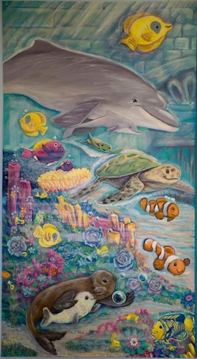 Underwater Mural for Pediatric Patients
