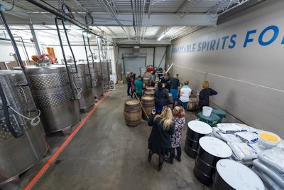 Learn the history and distillation process during a guided tour through the venue.