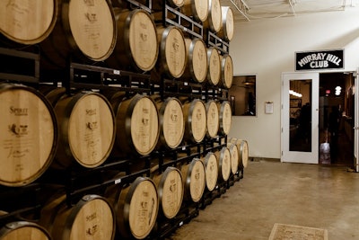 Nothing better than the sweet smell of bourbon in New American White Oak Barrels