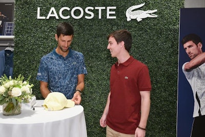 Lacoste Celebrates Novak Djokovic