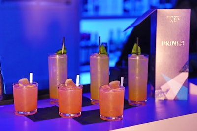 The activation served custom cocktails including the Platinum Heat, created by Platinum Collective members Bertha Gonzales Nieves of Casa Dragones Tequila, Viraj Puri of Gotham Greens, and Tobin Ludwig of Hella Cocktail Co.