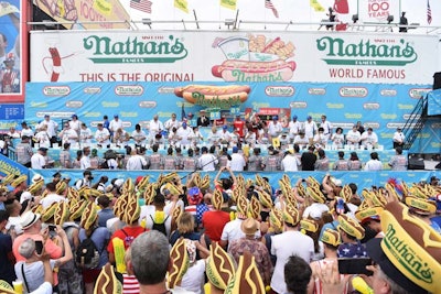 8. Nathan’s Famous Fourth of July International Hot Dog Eating Contest