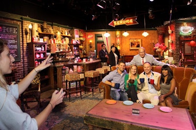 Stage 48: Script to Screen is a big attraction of Studio Tours Hollywood. Here, guests can learn the secrets of Hollywood from costuming to green screen. And one of the biggest draws is the Central Perk photo opportunity. But we can give you and your guests more than good coffee…