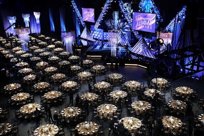 When the 45th Daytime Emmy Awards was held at Warner Bros. it took over one of our soundstages for a sit-down dinner and live show.