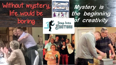 There is always interactive fun with Step Into Mystery. Events for any occasion or group.