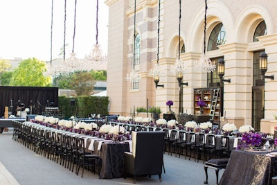 For a couple who loved Batman, Warner Bros. was the perfect place to say “I do.” We worked with their wedding planner to bring all the drama of Gotham City to their event.