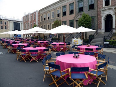 Lunch on Brownstone Street, the home of many TV shows such as Pretty Little Liars and E.R., in special director’s chairs is just one of the many things your guests will remember about this experience.