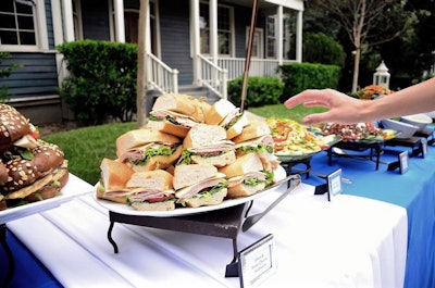 9. Is it lunch yet? Our catering team can design any menu for you and your group.