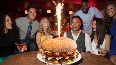 Make every event extra amazing with the five-pound Behemoth Burger.