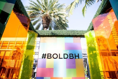 At each colorful photo box, the #BOLDBH hashtag was prominently displayed, encouraging guests to use it on social media. Overall, the BOLD campaign garnered more than 280 million social impressions.