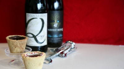 Wine Not?! Fill up your Birthday Cake Cookie Cup with blueberry wine or the Chocolate Chipster with a pinot noir blend. Sip. Bite. Enjoy.