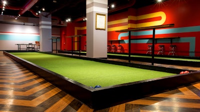 Bocce Anyone? Play the classic game on two indoor courts.