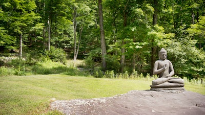 Buddha statue by conference center