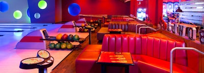 Bowlmor Cupertino: over 30 lanes of party-ready blacklight bowling.