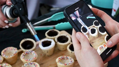Snack Time Cookie Cup Bar: cookies & milk on a whole new level